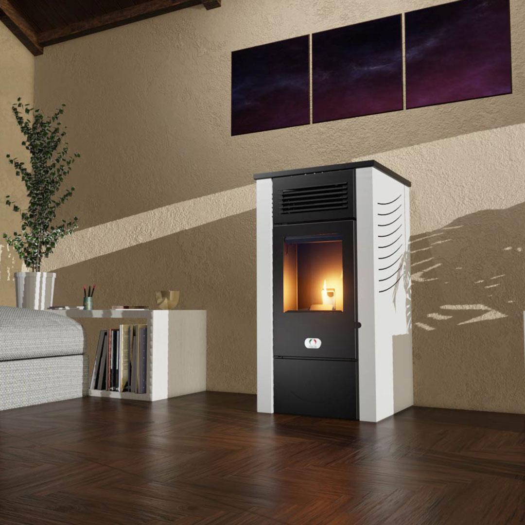 Stufa pellet aria - Canada - 14kw