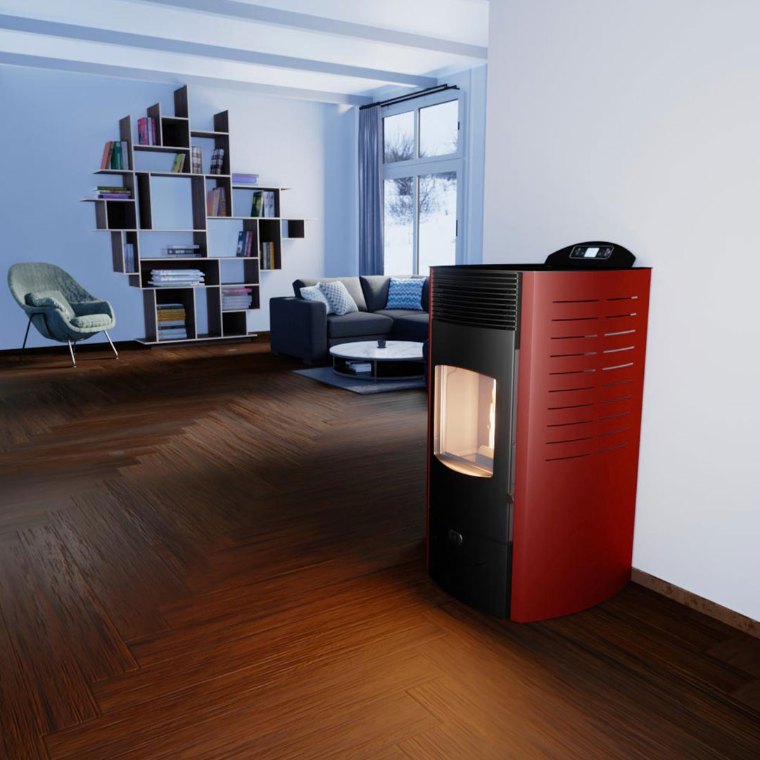 Stufa Pellet Potenza 17kw Classico